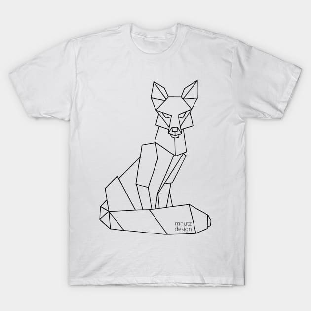 Origami - Fox T-Shirt by mnutz